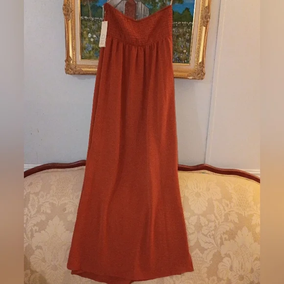 NEW Strapless Maxi Dress - Picture 2 of 6